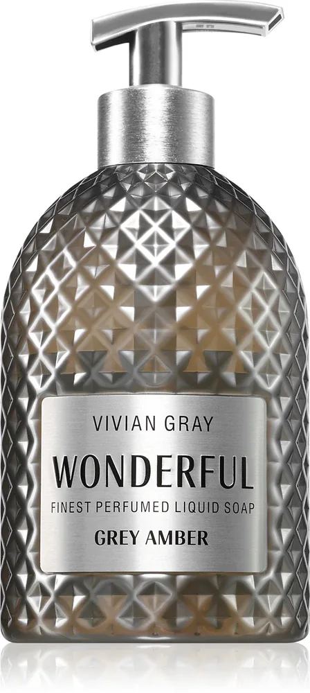 Vivian Gray Wonderful Grey Amber - Роскошное жидкое мыло для рук парфюмированный, 500 мл