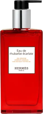 HERMES Le Bain Eau de rhubarbe ecarlate - Гель для душа для тела и волос, 200 мл, 200 мл (HER03650)