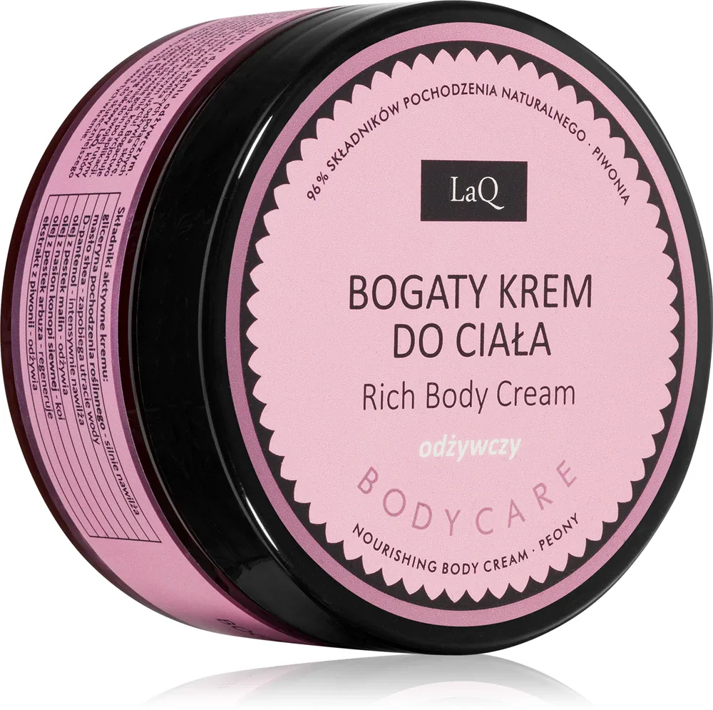 LaQ Kitten Peony - Питательный крем для тела, 200 мл