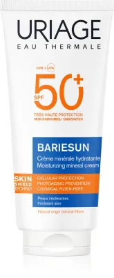 Uriage Bariesun Mineral Cream SPF 50+ - Минеральный защитный крем для лица и тела SPF 50+ wodoodporny, 100 мл