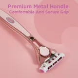 Wilkinson Sword Quattro for Women Rose Gold - Бритва + запасные головки 4 шт — фото 4