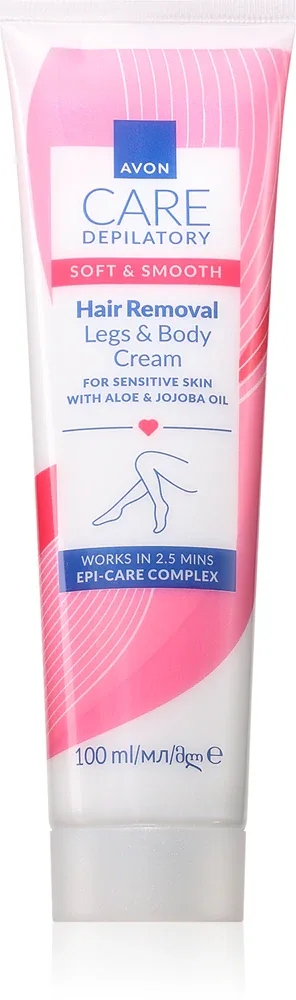 Крем для депиляции Avon Soft Smooth для чувствительной кожи, 100 мл