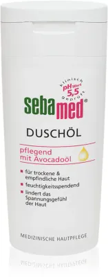 Масло для душа Sebamed Wash Shower Oil увлажняющее, с маслом авокадо, 200 мл