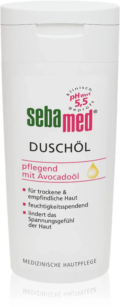 Масло для душа Sebamed Wash Shower Oil увлажняющее, с маслом авокадо, 200 мл