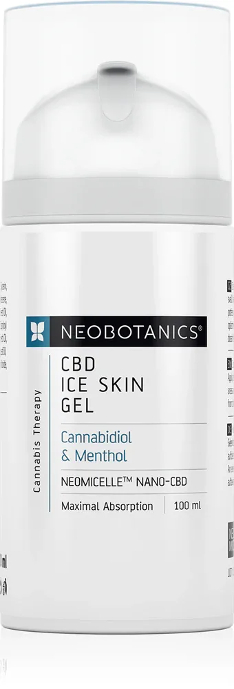 Neobotanics CBD Ice Skin Gel - Конопляный охлаждающий гель с ментолом и CBD, 100 мл