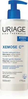 Uriage Xemose C8+ Syndet Gentle Cleanser - Крем для душа для сухой и атопической кожи, 500 мл