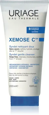 Uriage Xemose C8+ Syndet Gentle Cleanser - Крем для душа для сухой и атопической кожи, 200 мл