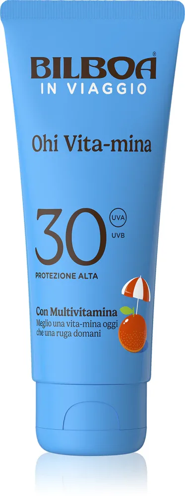 Bilboa Ohi Vitamina Travel - Крем для загара с витаминами SPF 30, 75 мл