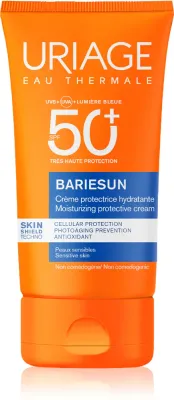 Uriage Bariesun Moisturizing Cream SPF 50+ - Защитный крем для лица и тела SPF 50+, 50 мл