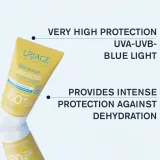 Uriage Bariesun Moisturizing Cream SPF 50+ - Защитный крем для лица и тела SPF 50+, 50 мл — фото 4