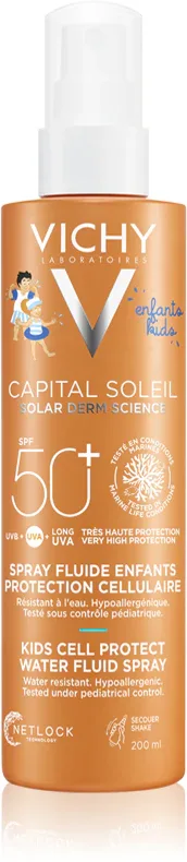 Vichy Capital Soleil - Защитный спрей для детей SPF 50+, 200 мл