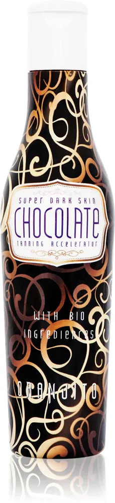 Oranjito Max. Effect Chocolate - Молочко для загара в солярии с биокомпонентами и ускорителем загара, 200 мл