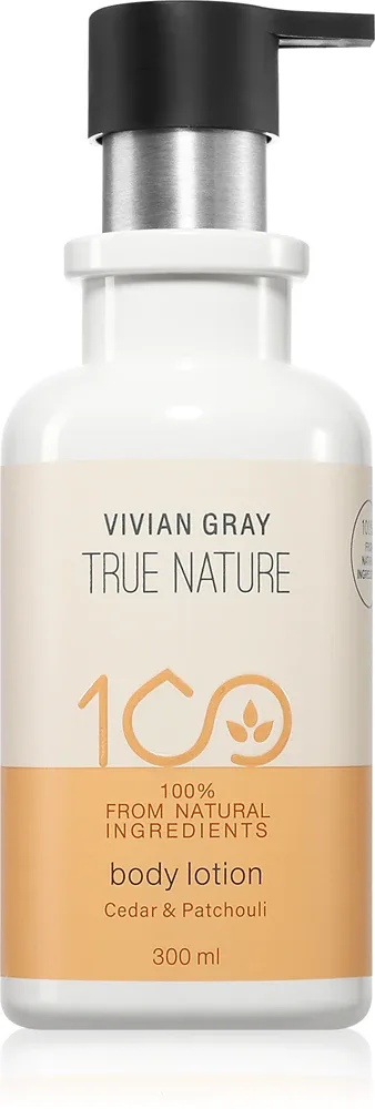Vivian Gray True Nature Cedar & Patchouli - Питательное молочко для тела, 300 мл