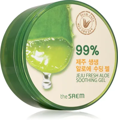 The Saem Jeju Fresh Aloe 99% - Успокаивающий увлажняющий гель, 300 мл, 300 мл (TSA13392)