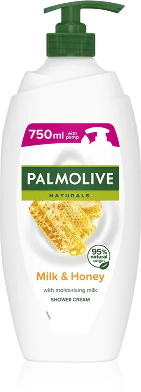 Palmolive Naturals Milk & Honey - Крем-гель для душа и ванны с молоком и медом z pompką, 750 мл