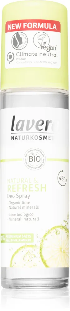 Lavera Natural & Refresh - Дезодорант в спрее, 75 мл