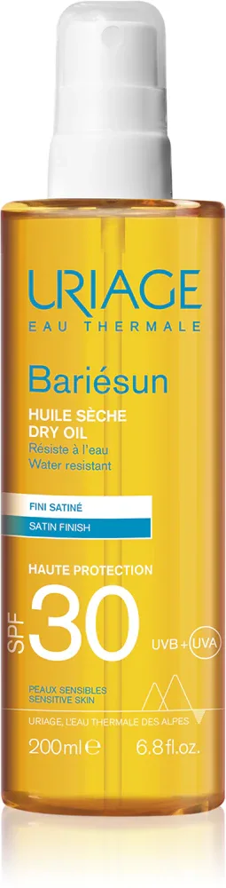 Uriage Bariesun Dry Oil SPF 30 - Сухое масло для загара SPF 30, 200 мл
