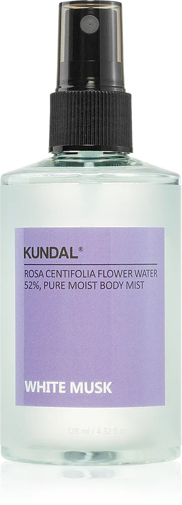 KUNDAL Pure Moist Body Mist White Musk - Спрей для тела с успокаивающим действием, 128 мл