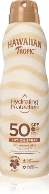 Hawaiian Tropic Hydrating Protection Lotion Spray - Солнцезащитный спрей SPF 50, 220 мл