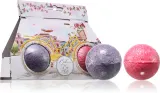 Bohemia Gifts & Cosmetics Bath Bombs Bicycle - Шипучие шары для ванны Bohemia Gifts Cosmetics Bath Bombs Bicycle с ароматом лаванды и розы, 2× 110 г аромат Lavender + Rosehip & Rose, 2 г — фото 1