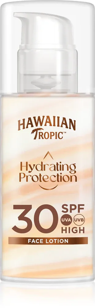 Hawaiian Tropic Hydrating Protection Face Lotion - Крем для загара лица SPF 30, 50 мл