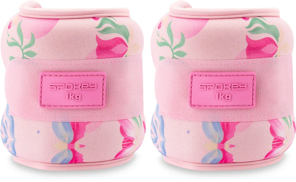 Утяжелители Spokey The Bloom Form неопреновые, на липучке, 2× 1 кг