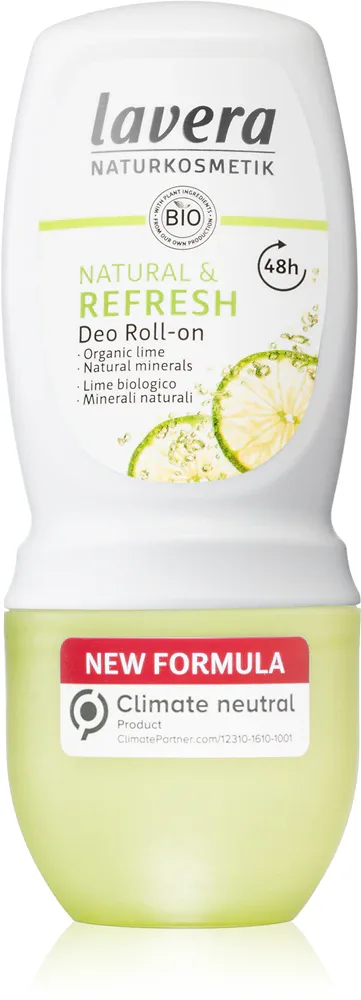 Lavera Natural & Refresh - Дезодорант ролл-он на 48 часов, 50 мл