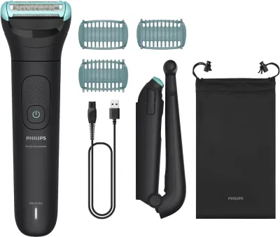 Триммер для тела Philips Series 5000 BG5480/15 водонепроницаемый, с насадкой для спины, 1 шт