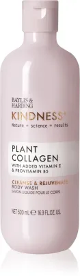 Baylis & Harding Kindness+ Plant Collagen - Омолаживающий гель для душа аромат Coconut Milk & Rose Water, 500 мл