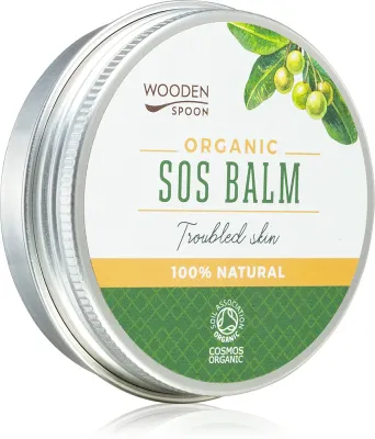 WoodenSpoon Organic - Бальзам SOS для сухой и поврежденной кожи, 60 мл