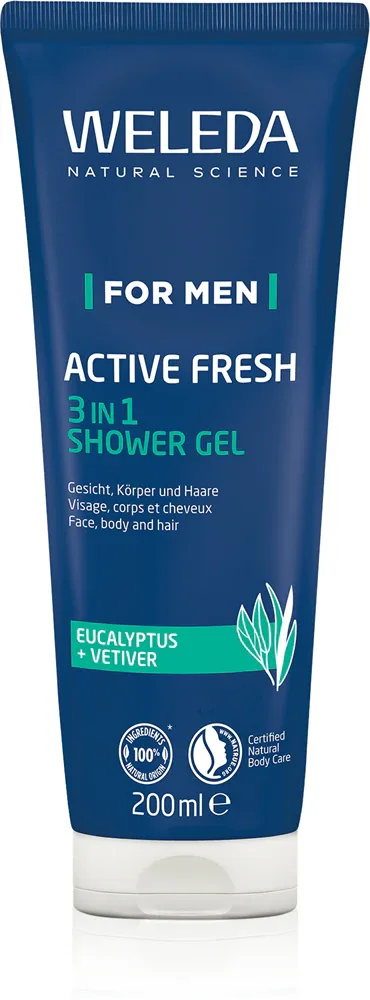 Weleda Men - Гель для душа с эфирными маслами, 200 мл