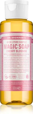 Dr. Bronner’s Cherry Blossom 18-in-1 Liquid Soap - Универсальное жидкое мыло, 100 мл