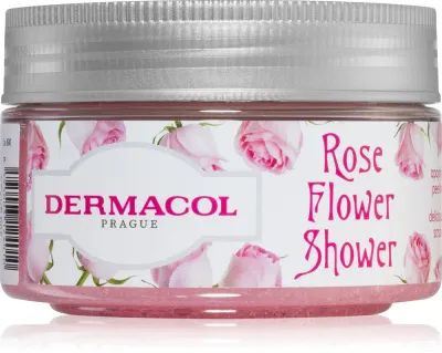 Dermacol Flower Care Rose - Сахарный пилинг для тела, 200 г