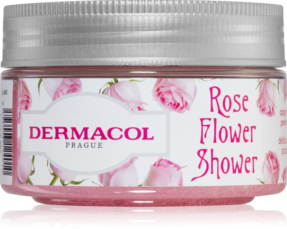 Dermacol Flower Care Rose - Сахарный пилинг для тела, 200 г