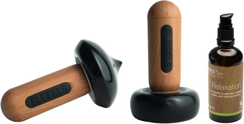 Набор для массажа ELEEELS S2 Hot Stone Massage Wand Collection с подогревом, из натурального камня, 5 шт