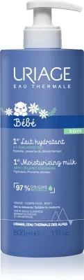 Uriage Bebe 1st Moisturizing Milk - Увлажняющее молочко для детей с рождения, 500 мл