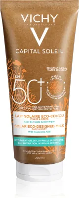 Vichy Capital Soleil Solar Eco-Designed Milk - Защитное молочко SPF 50+, 200 мл