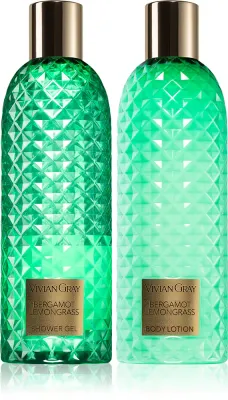 Vivian Gray Gemstone Bergamot & Lemongras - Подарочный набор для тела, 2 мл