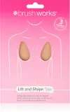 Пластыри для груди Brushworks Assorted Complexion с эффектом лифтинга, 3 шт — фото 1