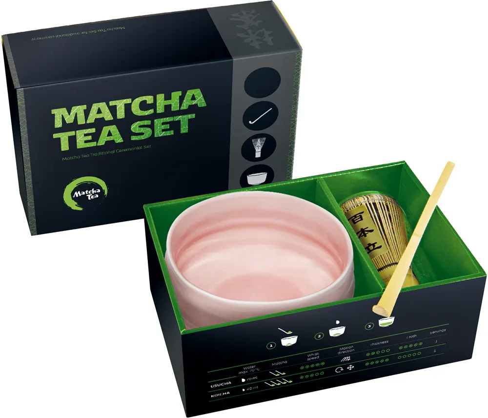 Набор для чайной церемонии Matcha Tea Matcha Set Arata, чаша, ложка и венчик