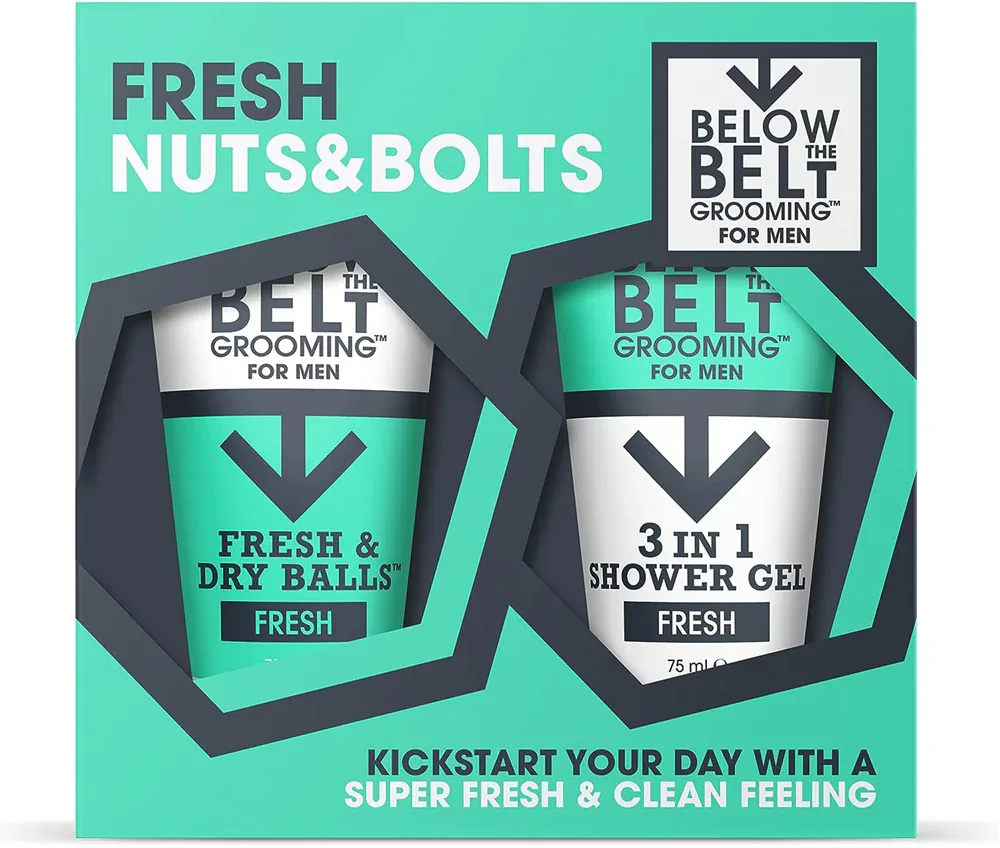 Below the Belt Grooming Fresh Nuts and Bolts - Подарочный набор для интимной гигиены
