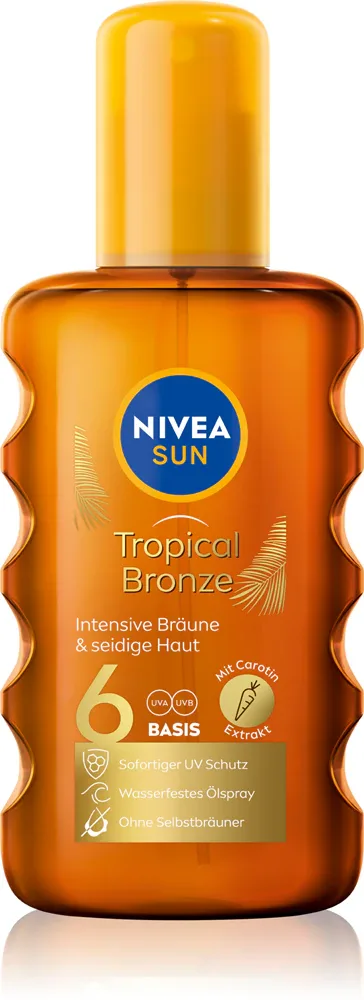 NIVEA SUN - Солнцезащитное масло в спрее SPF 6, 200 мл