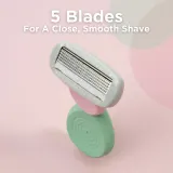 Дорожная бритва Wilkinson Sword Intuition Complete Mini с защитным чехлом, 5 лезвий, подвижная головка, 1 шт — фото 8