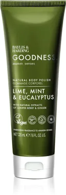 Baylis & Harding Goodness Awaken Senses - Освежающий пилинг для тела аромат Lime, Mint & Eucalyptus, 225 мл