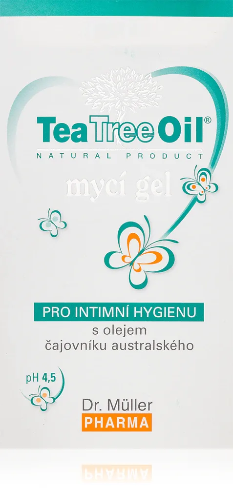 Dr. Müller Tea Tree Oil For intimate hygiene - Гель для интимной гигиены Dr. Muller Tea Tree Oil For intimate hygiene с маслом чайного дерева, 200 мл, 200 мл