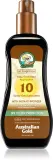 Australian Gold Spray Gel Sunscreen With Instant Bronzer - Солнцезащитный спрей для загара с бронзатором SPF10, 237 мл — фото 1