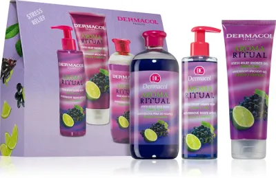 Dermacol Aroma Moment Grape & Lime - Подарочный набор для ванны