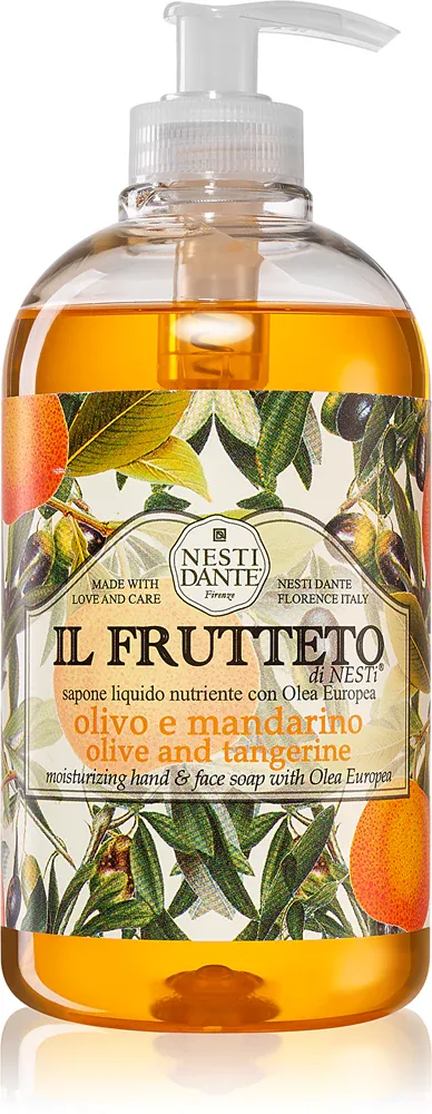 Nesti Dante Il Frutteto Olive and Tangerine - Жидкое мыло для рук, 500 мл
