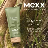 Mexx Inspired Nature - Эксфолирующий гель для душа парфюмированный, 200 мл — фото 4