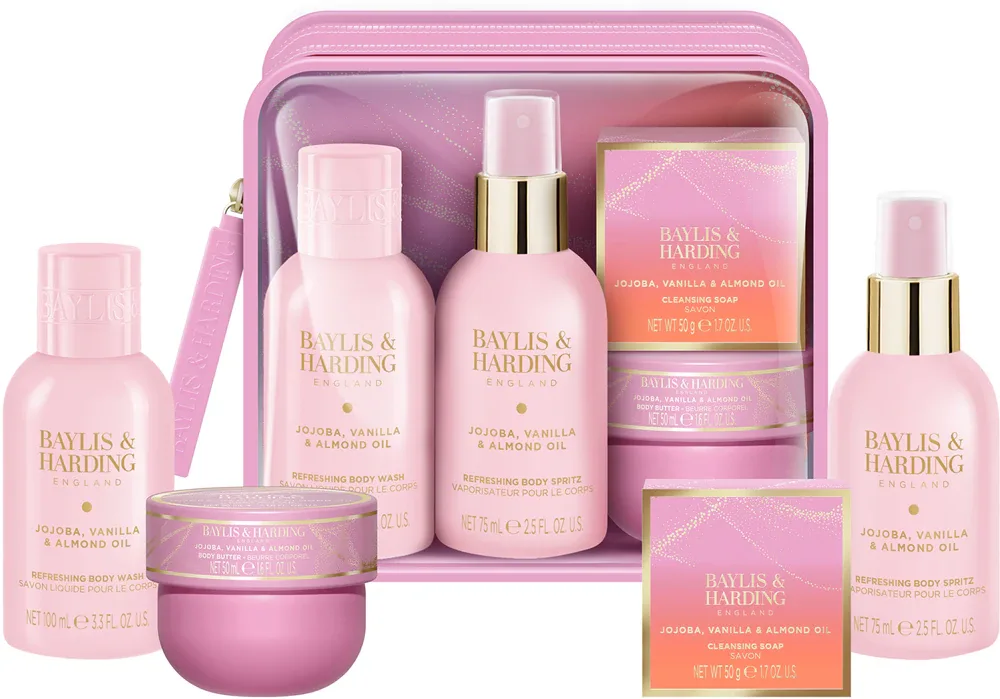 Baylis & Harding Jojoba, Vanilla & Almond Oil - Подарочный набор для лица